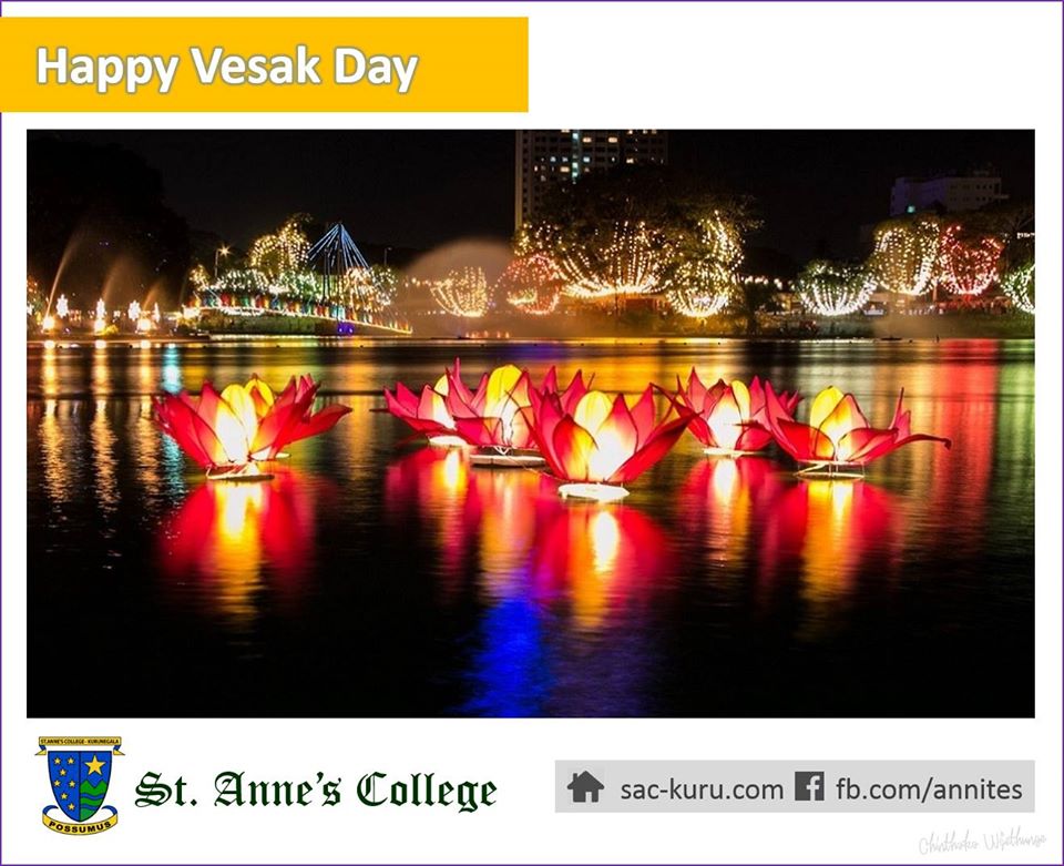 Happy Vesak Day from Annites Family